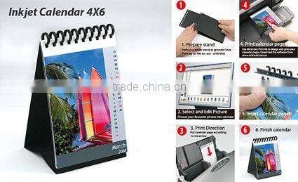 4*6 Mini-Color DIY inkjet photo yearly calendar