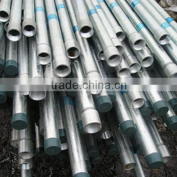 Q195 galvanized round tube