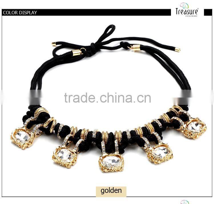 Silver Jewelry rice pearl necklace design made in China