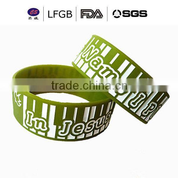 Custom Promotional Low price Wrist Band, Adjustable Silicon Wristband, Silicon Bracelet