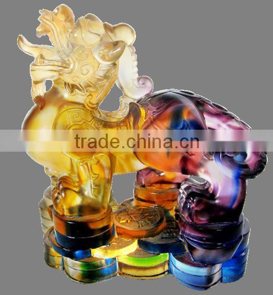 auspicious animal Western region desert cultural mascot liuli crafts