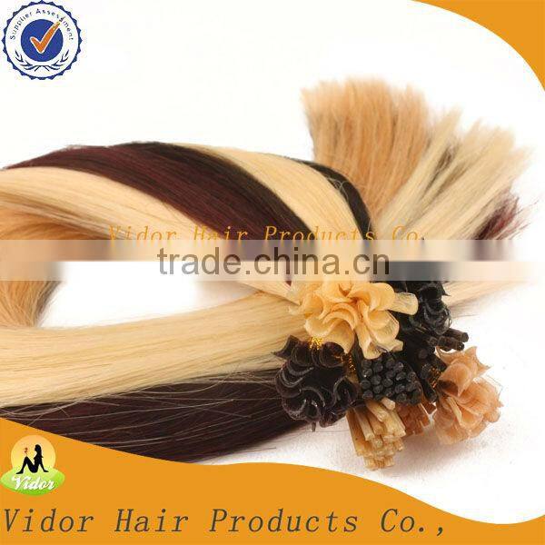Quality U Tip Hair Keratin Brazilian Hair Extension