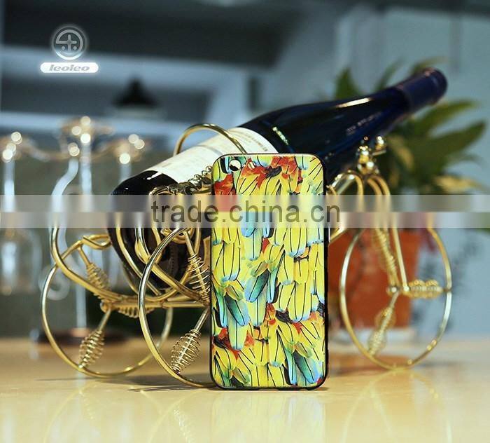 Fluffy yellow feather PC TPU Phone Case Back Cover for Apple iPhone 6