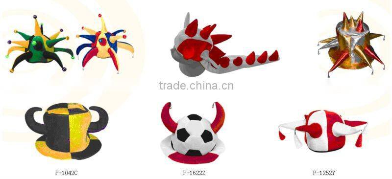 Manufacturers customizable carnival party foam hats comb plush carnival hat