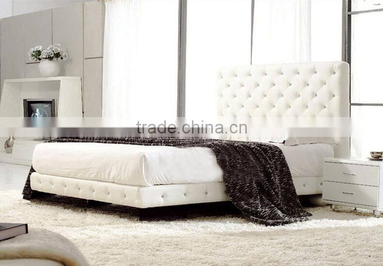 2015 MUSESS New fashion leather bed SY10082