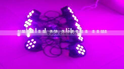 7pcs*3w RGBW LED Flat Par Light LED Wash Effect Indoor Stage Lighting