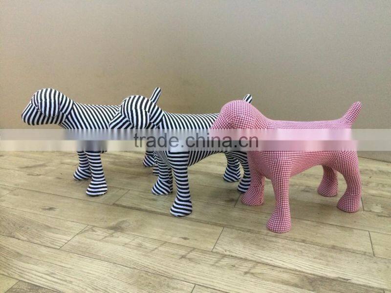 Display dog fabric dog wholesalers display dog mannequins dog mnnequin