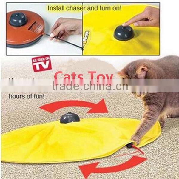 High quality Cat's Meow Cat Toy as seen on tv Undercover Mouse panic mouse electronic toy for cat training tool E001