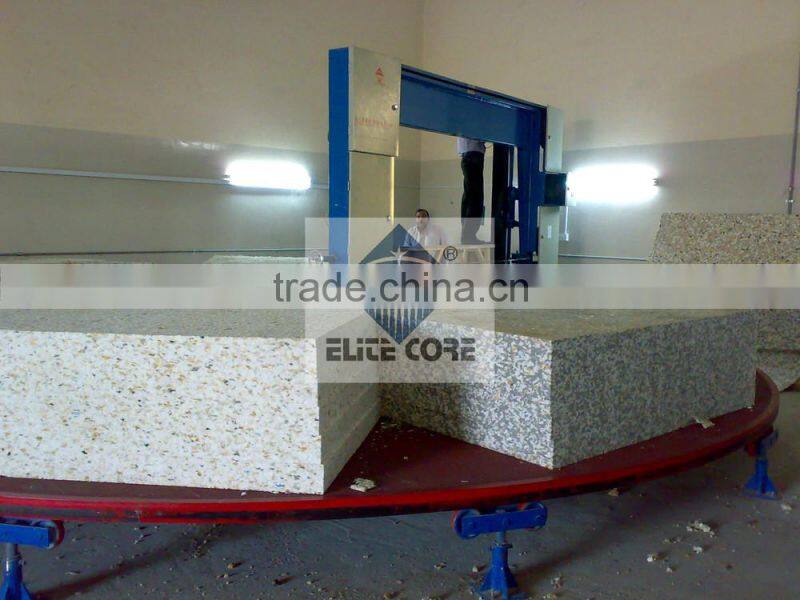 ECMT-107 108 108B hot SALE foam cutter with horizontal continuous and rotary worktable/mattress making machine