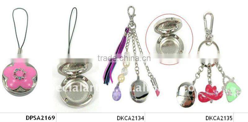 Metal square shaped solid perfume container /lip gloss bracelet, with epoxy letter charm,OEM designs accepted<DHCA9023>