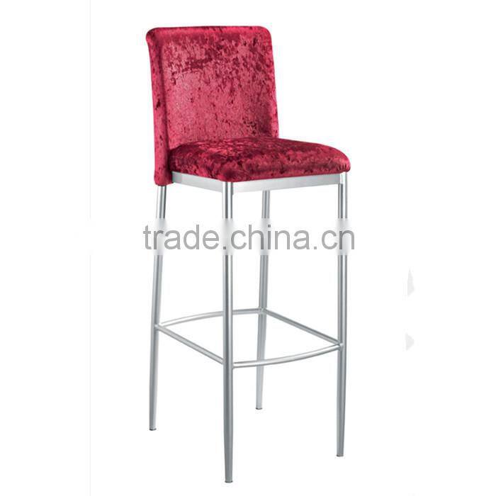 G-005 1.1m aluminium bar chairs for restaurant