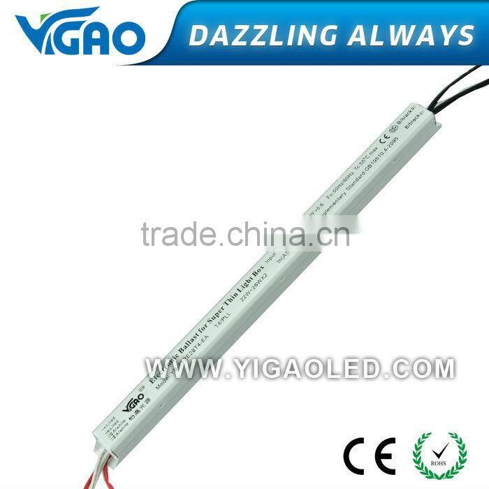 Thin series led electronic ballast