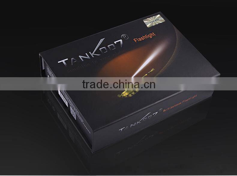 High lumen army torch tactical flashlight from Tank007 factory