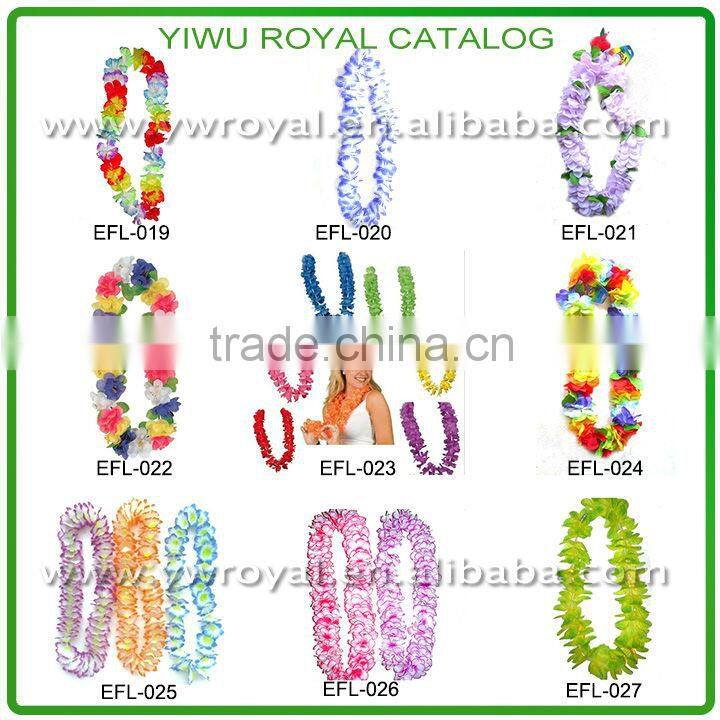 Germany Party Decoration Silk Flower Hawaiian Leis Wholesale