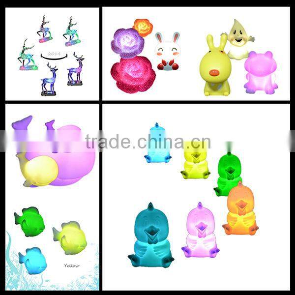 fish shape led night light, the rays shape led night light