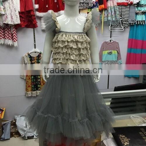 2016 summer baby girls party dresses tutu skirt dresses