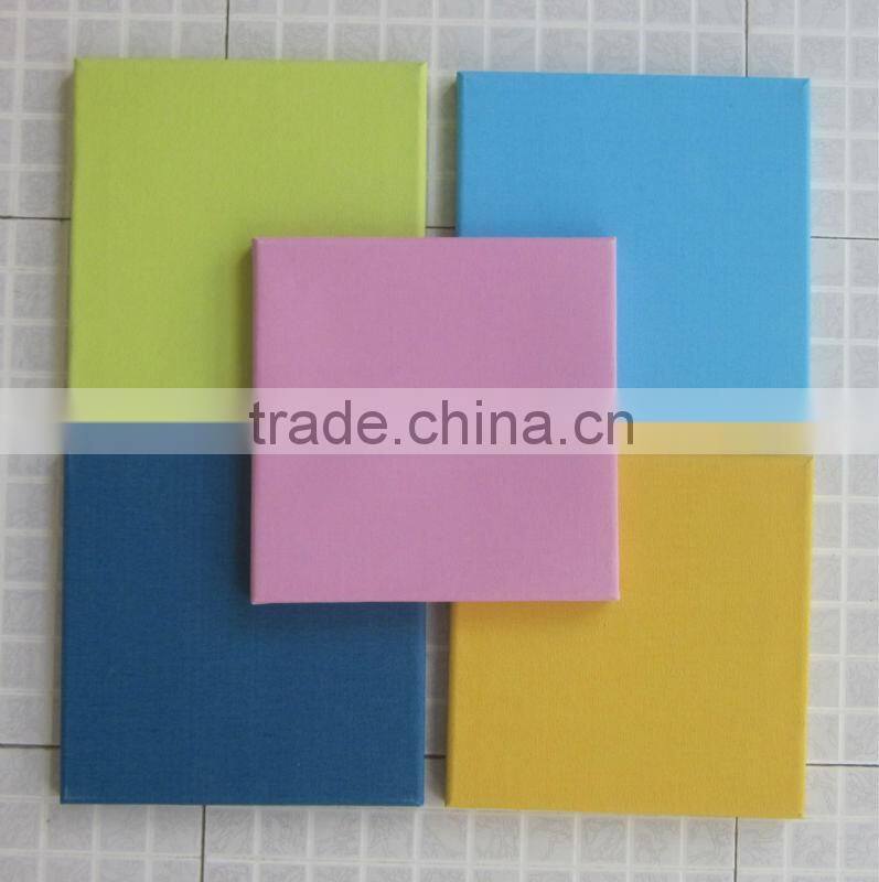 Best sell 100% cotton colored blank stretched canvas