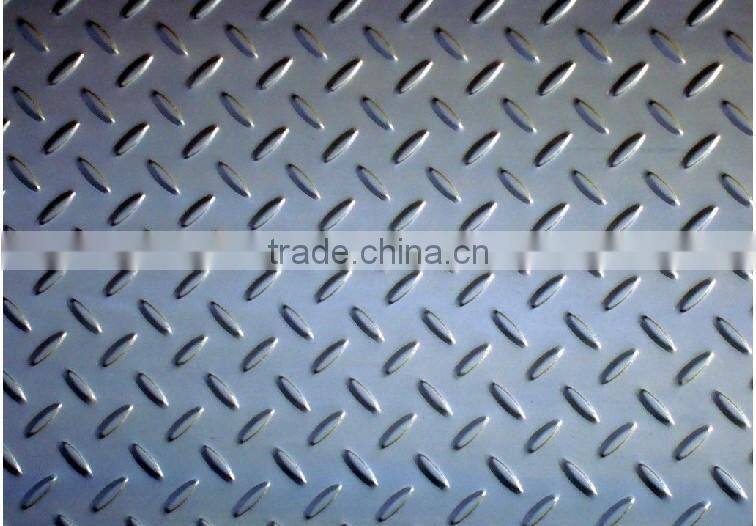 6mm thick chequered steel plate / all kinds of chequered plate