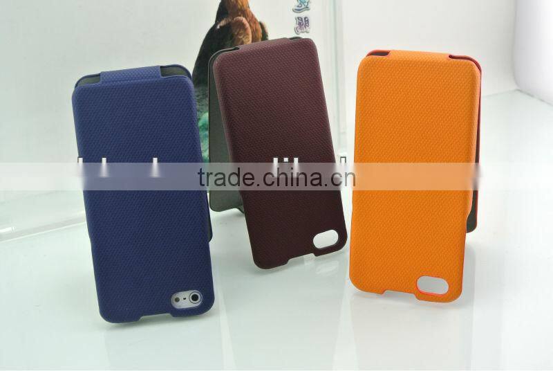Crocodile corrugated leather case for iphone 4 4s case belt clip