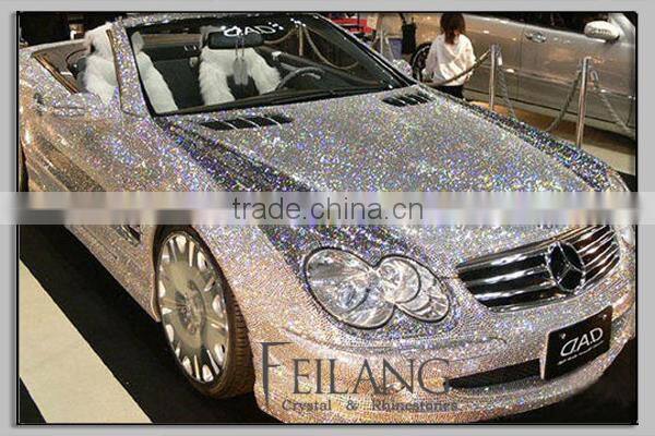 Costume Accessories Champagne Lron On Aluminum Mesh Trim Sheet