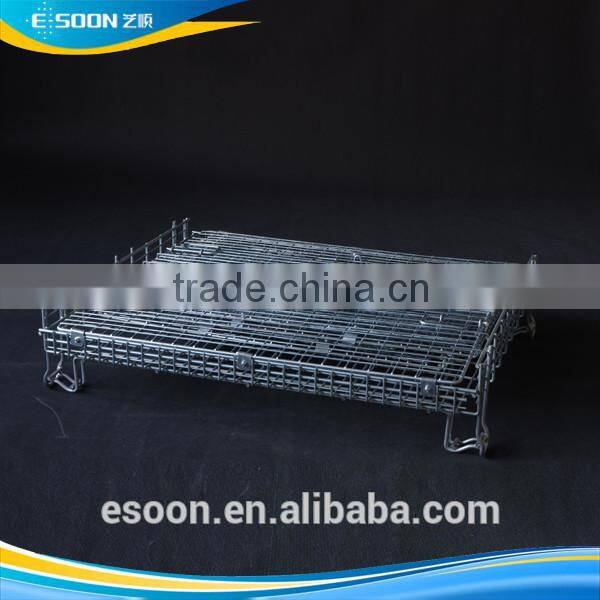 Wire Mesh Pallet with Built-In Hollow Sheet Warehouse cage