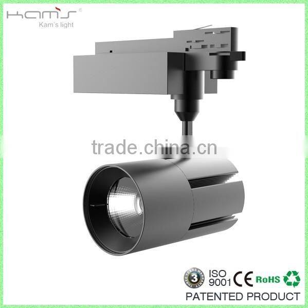 2, 3, 4 Phase adjustable black /white housing led track lights 220v