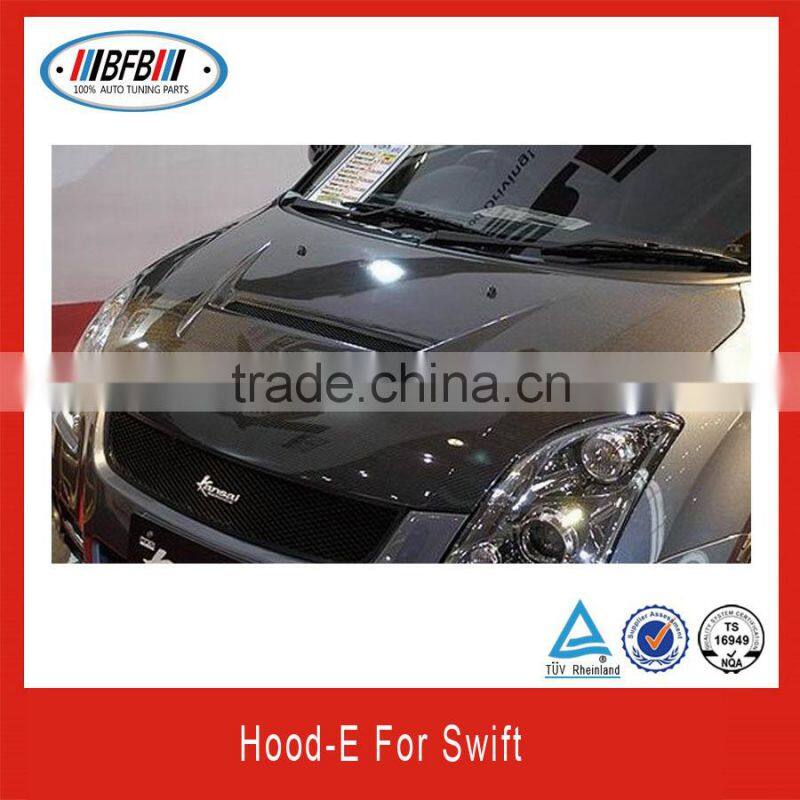 HOODS FOR SWIFT E-G ENGINE CARBON FIBER HOOD COVER 2008-2012