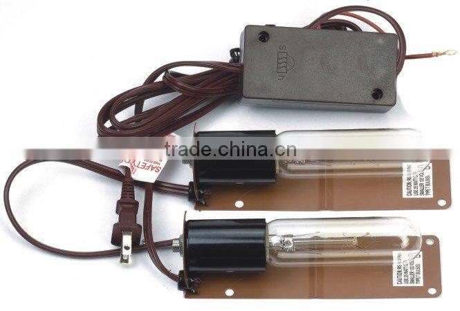 Single tube light with dimmer switch