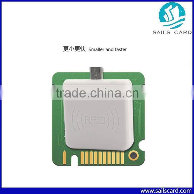 Micro usb ic smart card chip reader With certification