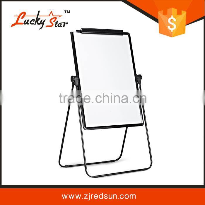 zhejiang red sun promethean interactive non-magnetic recordable white board grid lines with flip chart easel stand