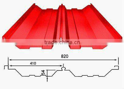 4kw power automatic 820 roll forming machine