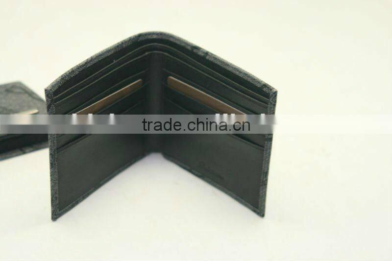 2015 Newest Style Leather Wallet, High Quality Different Leather Men's Wallet With Metal Logo Fashion Wallet