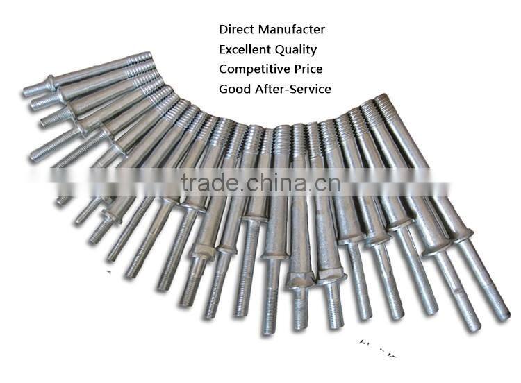 pin insulator with spindle/spindel for insulator/pin for insulator/pole bolt/insulator bolt