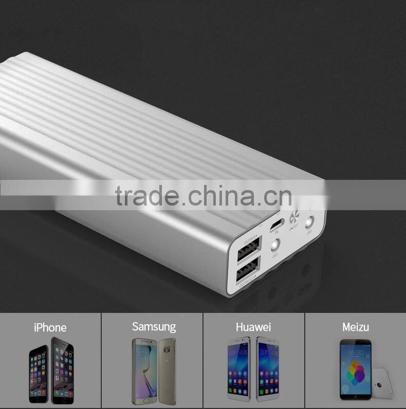 2015 Factory price rohs battery external rechargeable backup portable power bank charger