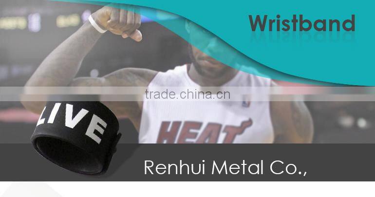2016 High end souvenir metal usb wristband