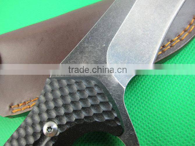 OEM outdoor combat knife with G10 handle