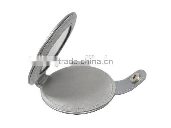 Cute compact hair brush and mirror/metal compact mirror made in china