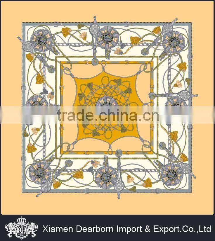 Plain Polyester Square Scarf