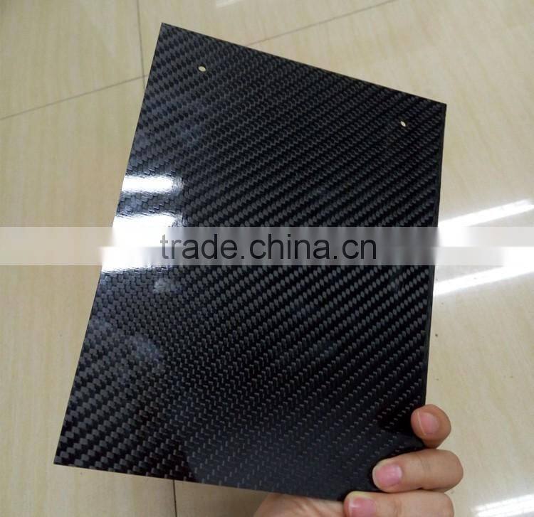 2016 new carbon fiber product Twill type high gloss carbon fiber lamination sheet 3mm for toys & hobbies
