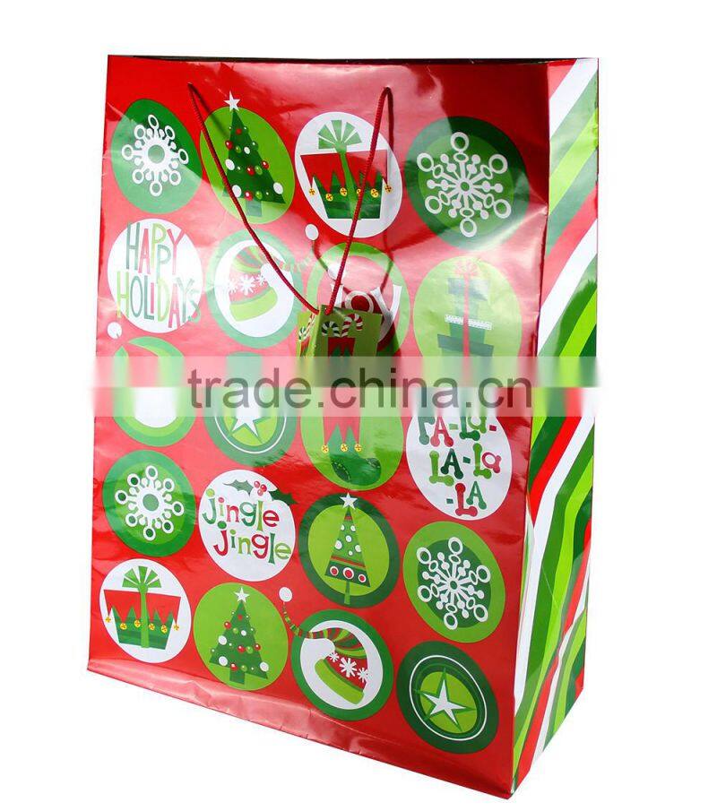 Wholesale custom luxury paper packaging gift bags shopping paper bags