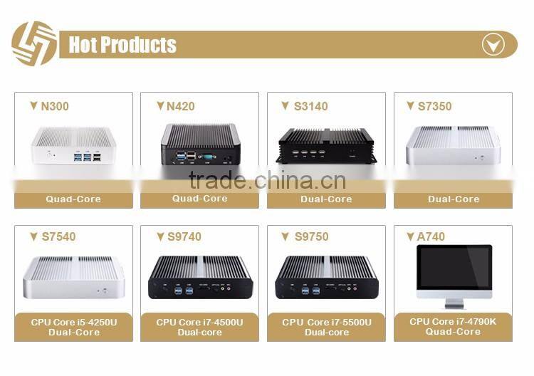 Factory price intel mini pc i7-5500U small pc embedded pc