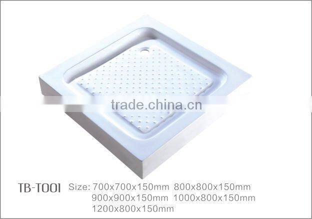 sell Skidproof design square shower basin (TB-B001B)