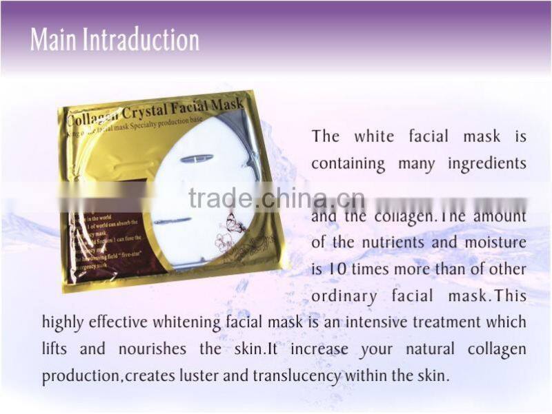 OEM moisturize whitening anti-wrinkle facial rose sleep gel mask