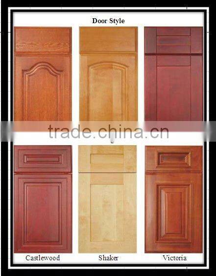 Natural oak kitchen furniture with granite countertop