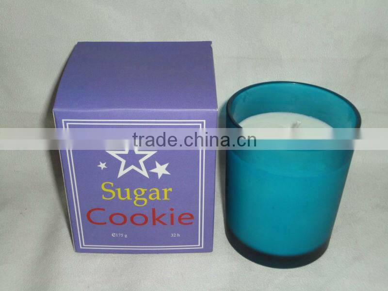 Natural Soy Candle in glass cup with box
