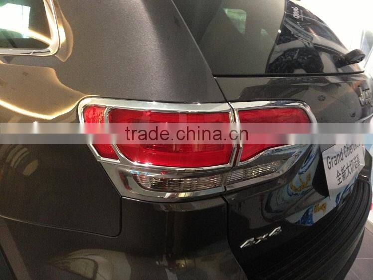 2014 Grand Cherokee ABS Chrome Car Rear Lamp Cover