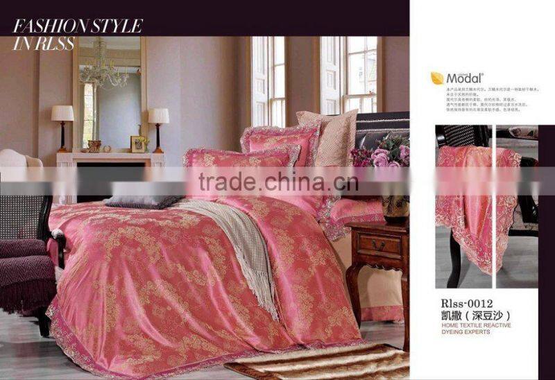 mix designs polycotton jacquard hometextile duvet cover set