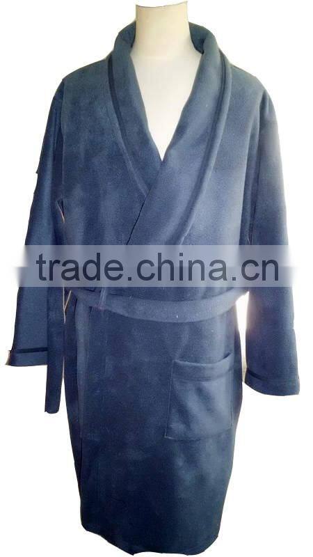 fashion style coral fleece bathrobe with long sleeve