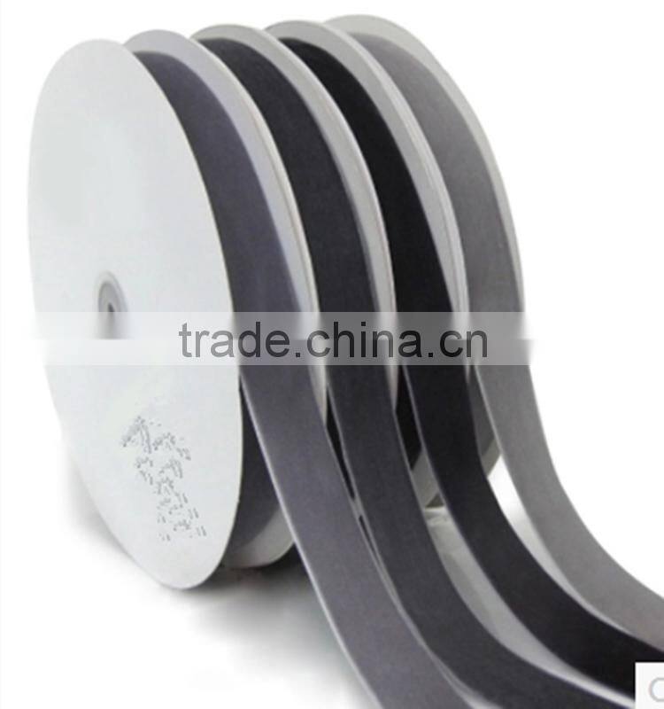 China Factory Wholesale Single Face Velvet Ribbon for Garment trimming