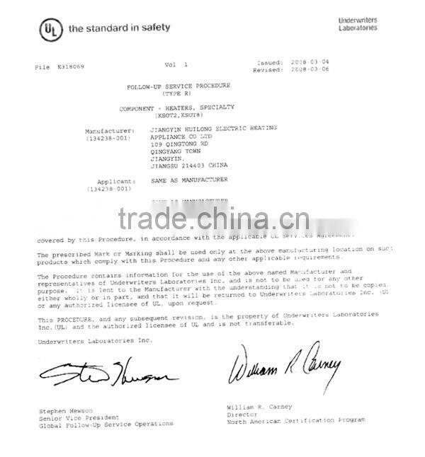 Flexible silicone heater for medical equipment